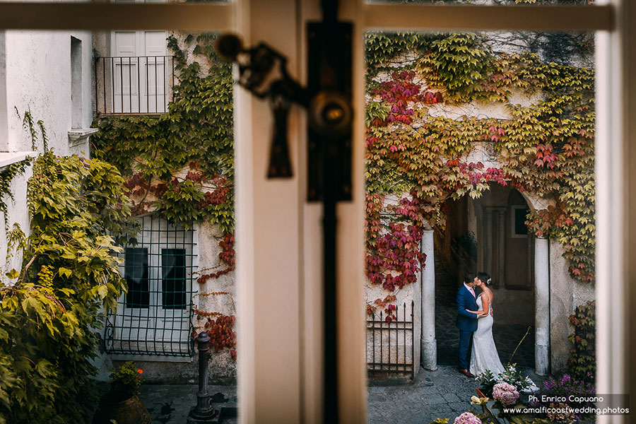 wedding photography in Villa Rufolo